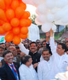 CHIEF MINISTER PRITHVIRAJ CHAVAN IN TRADE FAIR AURANGABAD.