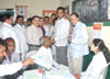 FREE MEDICAL EYE CAMP ORGANISED BY M.P.MILIND DEORA & KARMA AT SOUTH MUMBAI WORLI.