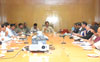 CHIEF MINISTER PRITHVIRAJ CHAVAN MANTRALAYA STAFF MEETING.