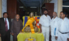 RPI PRESIDENT SHRI RAMDAS ATHAWALE ON LORD BUDDHA JAYANTI AT BUDDHA BHAVAN COLLEGE.