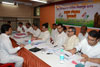 SOUTH MUMBAI CONGRESS PARTY CANDIDATE INTERVIEW ON OCCASION UNION MINSITER OF STATE MILIND DEORA, MINISTER SURESH SHETTY,MLA AMIN PATEL,MLA MADHU CHAVAN AT TARDEO.