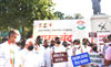 MPCC Leaders Supports Farmers Protest against BJP Govt.by Protest Agitation at Lal Bahadur Shastri Statue near Regal Cinema.