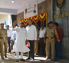 JOINT PRESS CONFERENCE UNION MINISTER OF TOURISM DR. K. CHIRANJEEVI & MINISTER OF STATE FOR SHIPPING & MP. MILIND DEORA AT BPT. BLDG BALLARD ESTATE.
