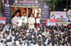 JOB FAIR ORGANIZED BY SWABHIMAN SANGHATNA PRESIDENT NITESH NARAYANRAO RANE AT KAMGAR MAIDAN ELPHISTON ROAD.