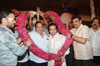 MINISTER NARAYANRAO RANE & SWABHIMAN SANGHTNA PRESIDENT NITESH RANE IN MUMBAI.
