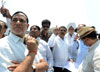 Mumbai Congress Team Visit at BKC Ground Bandra. Mumbai Congress Team Visit at BKC Ground Bandra.