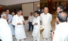 Chief Minister Prithviraj Chavan & Dy.Chief Minister Ajit Pawar for Tea Party at Sahayadri Guest House .