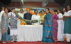 M.P.& EX.UNION MINISTER GURUDAS KAMAT & MINISTER SURESH SHETTY ON MAHILA CONGRESS MELAVA AT ANDHERI.