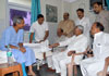 Ex. Chief Minister of Bihar Shri Nitish Kumarji Meets Shri Mohan Prakashji in Nanawati Hospital, Mumbai.