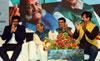 Chief Minister Devendra Fadnavis during "Atal Geet Ganga" at RangSharda Auditorium Bandra. Chief Minister Devendra Fadnavis during "Atal Geet Ganga" at RangSharda Auditorium Bandra.