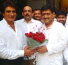 Congratulating Shri Ashok Chavan on his appointment as President, Maharashtra Pradesh Congress Committee,Shri Raj Babbar, CWC Member & Former MP,Mr. Javed Shroff. Congratulating Shri Ashok Chavan on his appointment as President, Maharashtra Pradesh Congress Committee,Shri Raj Babbar, CWC Member & Former MP,Mr. Javed Shroff.