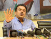 MRCC President sanjay Nirupam During Press Conference At Rajiv Gandhi Bhavan Aazad Maidan. MRCC President sanjay Nirupam During Press Conference At Rajiv Gandhi Bhavan Aazad Maidan.