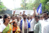 RPI Leader MP.Ramdas Athawale during Protest at Chembur Police Station against Malad Hooch Tragedy & illegal illict Liquor in Mumbai. RPI Leader MP.Ramdas Athawale during Protest at Chembur Police Station against Malad Hooch Tragedy & illegal illict Liquor in Mumbai.