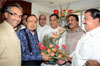 M.P.& EX.UNION MINISTER MURLI DEORA 75th BIRTHDAY CELEBRATION ON OCCASION MRCC PRESIDENT KRIPASHANKAR SINGH,MINISTER ARIF NASIM KHAN AT CHURCHGATE KHETAN BHAVAN.