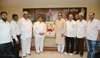 Mumbai Congress Leader's Paying Tribute on Birh Anniversary of Late.Prime MInister Of India Smt.Indira Gandhi at MRCC Rajiv Gandhi Bhavan.
