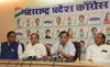 Ex.Chief Minister Narayanrao Rane Press Conference at Gandhi Bhavan.