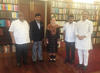 MPCC President MP.Ashok Chavan with Newly Elected MLC's Meets AICC President Sonia Gandhi at New Delhi. MPCC President MP.Ashok Chavan with Newly Elected MLC's Meets AICC President Sonia Gandhi at New Delhi.