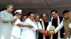 CHIEF MINSITER PRITHVIRAJ CHAVAN & ALL CONGRESS LEADER'S IN CONGRESS VACHANPURTI MELAWA ON 127th YEAR'S CONGRESS FOUNDATION DAY CELEBRATION AT SOMAIYA GROUND. CHIEF MINSITER PRITHVIRAJ CHAVAN & ALL CONGRESS LEADER'S IN CONGRESS VACHANPURTI MELAWA ON 127th YEAR'S CONGRESS FOUNDATION DAY CELEBRATION AT SOMAIYA GROUND.