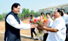 CHIEF MINISTER PRITHVIRAJ CHAVAN & MINISTER NARAYANRAO RANE AT KANKAVLI.