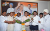 UNION MINISTER OF STATE (INDEPENDENT CHARGE) MANISH TEWARI VISIT AT MUMBAI CONGRESS RAJIV GANDHI BHAVAN AZAD MAIDAN.
