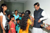 CHIEF MINISTER PRITHVIRAJ CHAVAN ON OCCASION RAKHI PORNIMA AT VARSHA BUNGALOW. CHIEF MINISTER PRITHVIRAJ CHAVAN ON OCCASION RAKHI PORNIMA AT VARSHA BUNGALOW.