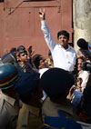 REPUBLICAN SENA PRESIDENT ANANDRAJ AMBEDKAR AT INDU MILL DADAR. REPUBLICAN SENA PRESIDENT ANANDRAJ AMBEDKAR AT INDU MILL DADAR.