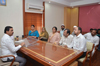 URDU DELEGATES MEETS MINISTER ARIF NASIM KHAN AT MANTARALAYA.