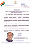 M.P.& EX UNION MINISTER GURUDAS KAMAT CONGRATULATES NEW MUMBAI CONGRESS PRESIDENT PROF JANARDAN CHANDURKAR. M.P.& EX UNION MINISTER GURUDAS KAMAT CONGRATULATES NEW MUMBAI CONGRESS PRESIDENT PROF JANARDAN CHANDURKAR.