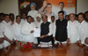 NEWLY APPOINTED MUMBAI CONGRESS PRESIDENT PROF. JANARDAN CHANDURKAR TOOK CHARGE OF MUMBAI CONGRESS. NEWLY APPOINTED MUMBAI CONGRESS PRESIDENT PROF. JANARDAN CHANDURKAR TOOK CHARGE OF MUMBAI CONGRESS.