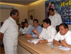 MINISTER RAJENDRA MULAK IN JANTA DARBAR AT GANDHI BHAVAN. MINISTER RAJENDRA MULAK IN JANTA DARBAR AT GANDHI BHAVAN.