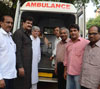 Free Ambulance Service  donated from MP. fund of MP.& Union Minister Milind Deora on his birthday today.