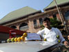 MLA Ravi Rana protest at Nagpur vidhan bhavan.