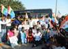 Mumbai NSUI Protest at American Ambassy Bandra Kurla complex.