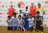 Union Minister Of State & MP.Milind Deora During South Mumbai Junior Soccer Challenger-2013 At Western Railway Ground Lower Parel.