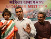 Congress-NCP South Mumbai MP.Candidate Milind Deora in Mumbadevi Assembly Congress Womens Meet 2014 at Kaisar Baugh Dongri. Congress-NCP South Mumbai MP.Candidate Milind Deora in Mumbadevi Assembly Congress Womens Meet 2014 at Kaisar Baugh Dongri.