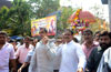 Congress-NCP South Mumbai MP.Candidate Milind Deora in SAI PALKHI Yatra at
