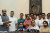Congress Leader & Minister Narayanrao Rane Press Conference at Nyaneshwari Bunglow Malbar Hill.