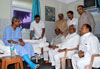 Ex. Chief Minister of Bihar Shri Nitish Kumarji Meets Shri Mohan Prakashji in Nanawati Hospital, Mumbai. Ex. Chief Minister of Bihar Shri Nitish Kumarji Meets Shri Mohan Prakashji in Nanawati Hospital, Mumbai.