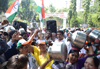 MLA Ashlam Shaikh & Local Congress Party Worker's "Handa Morcha" at P North Municipal Ward Office Malad.