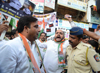 Mumbai Pradesh Youth Congress Protest at Mumbadevi.