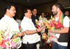 AICC Vice President Rahul Gandhi in Mumbai Welcome by Congress Leader's.