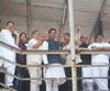 CHIEF MINISTER PRITHVIRAJ CHAVAN WITH HIS TEAM VISITED GARIBNAGAR BANDRA .