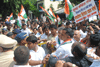 MUMBAI CONGRESS PROTEST AGAINST RELIANCE ENERGY IN MUMBAI