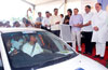 THE UNION MINISTER FOR PETROLEUM AND NATURAL GAS ,SHRI MURLI DEORA FLAG OFF THE "FIRST INTERCITY (MUMBAI -PANVEL-PUNE) CNG ECO DRIVE" AT A FUNCTION,IN MUMBAI. THE UNION MINISTER FOR PETROLEUM AND NATURAL GAS ,SHRI MURLI DEORA FLAG OFF THE "FIRST INTERCITY (MUMBAI -PANVEL-PUNE) CNG ECO DRIVE" AT A FUNCTION,IN MUMBAI.