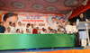 CHIEF MINISTER PRITHVIRAJ CHAVAN & MINISTER MOHD.ARIF NASIM KHAN FOR FOUNDATION STONE CEREMONY OF MATERNITY HOSPITAL AT CHANDIVILI.