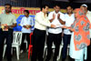 SWABHIMAAN SANGHATANA PRESIDENT NITESH RANE AT SANTACRUZ .