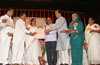 MINISTER CHHAGAN BHUJBAL IN SAVITRI BAI PHULE PURSKAR AT K.C.COLLAGE.