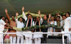 CHIEF MINSITER PRITHVIRAJ CHAVAN & ALL CONGRESS LEADER'S IN CONGRESS VACHANPURTI MELAWA ON 127th YEAR'S CONGRESS FOUNDATION DAY CELEBRATION AT SOMAIYA GROUND. CHIEF MINSITER PRITHVIRAJ CHAVAN & ALL CONGRESS LEADER'S IN CONGRESS VACHANPURTI MELAWA ON 127th YEAR'S CONGRESS FOUNDATION DAY CELEBRATION AT SOMAIYA GROUND.