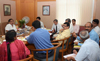 MINISTER NARAYANRAO RANE IN MEETING AT MANTRALAYA. MINISTER NARAYANRAO RANE IN MEETING AT MANTRALAYA.