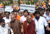 BHARTIYA BHIKKHU MAHASANGH PEACE RALLY AT AZAD MAIDAN.